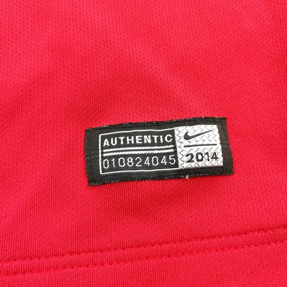 Manchester United Juan Mata Jersey 2013 Nike Dri Fit Mens Medium Home Red - Picture 3 of 11